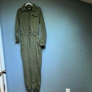 Aviator jumpsuit from fashion nova